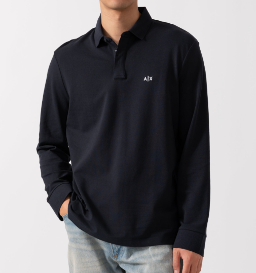 Polo uomo Armani Exchange A|X jersey manica corta