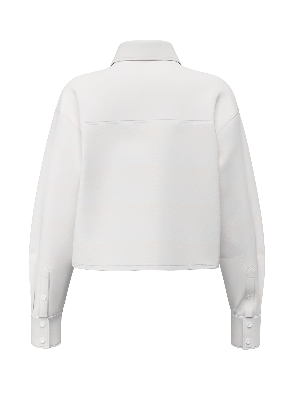 Camicia Guess Jeans donna cotone cropped manica lunga