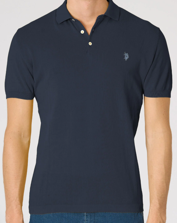 Maglia U.S. Polo Assn. uomo cotone crepe girocollo