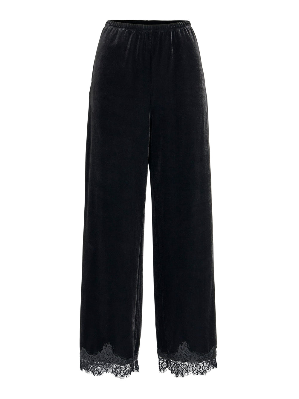 Pantaloni VILA donna maglia stretch taglio dritto