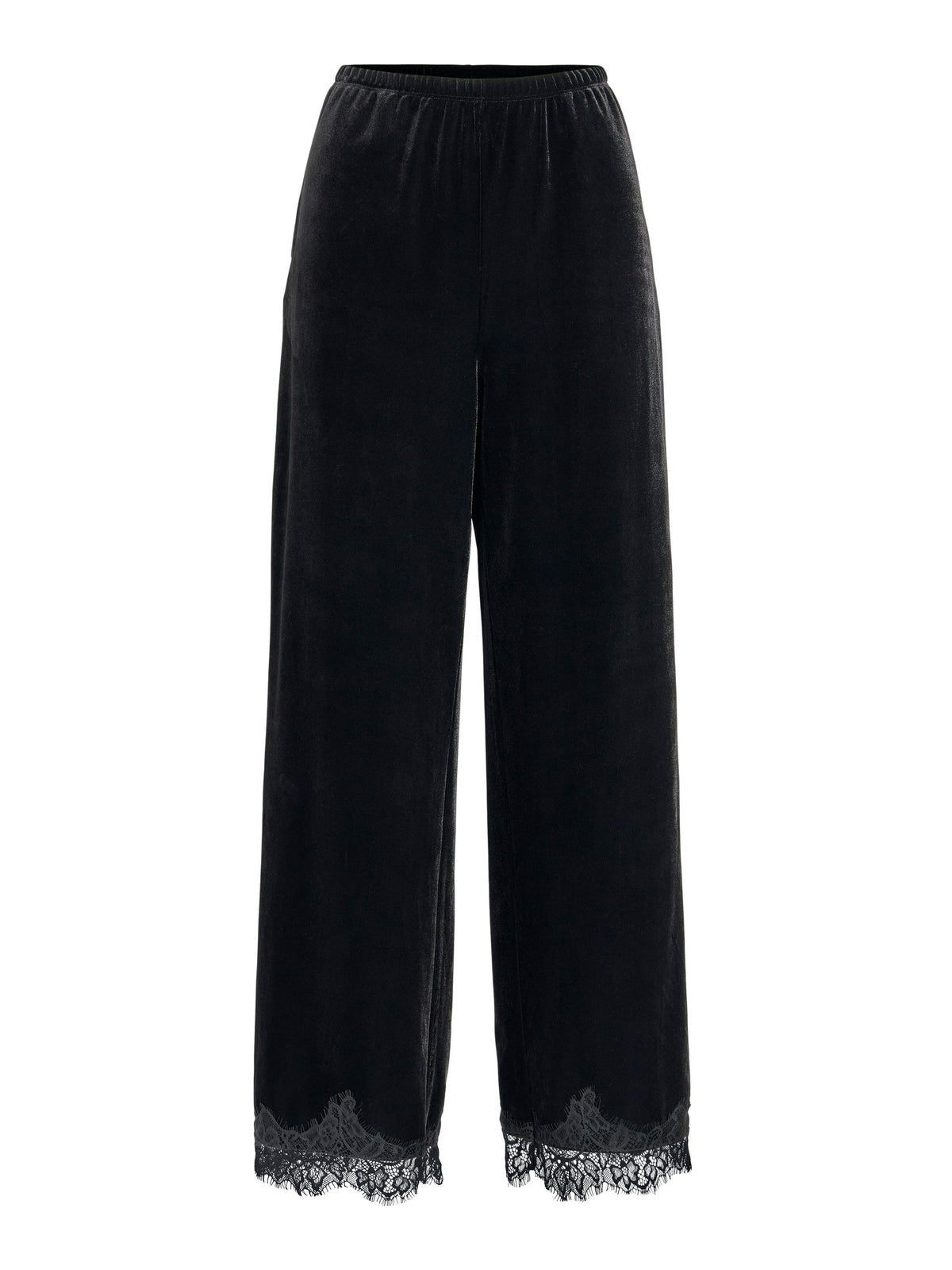 Pantaloni VILA donna maglia stretch taglio dritto