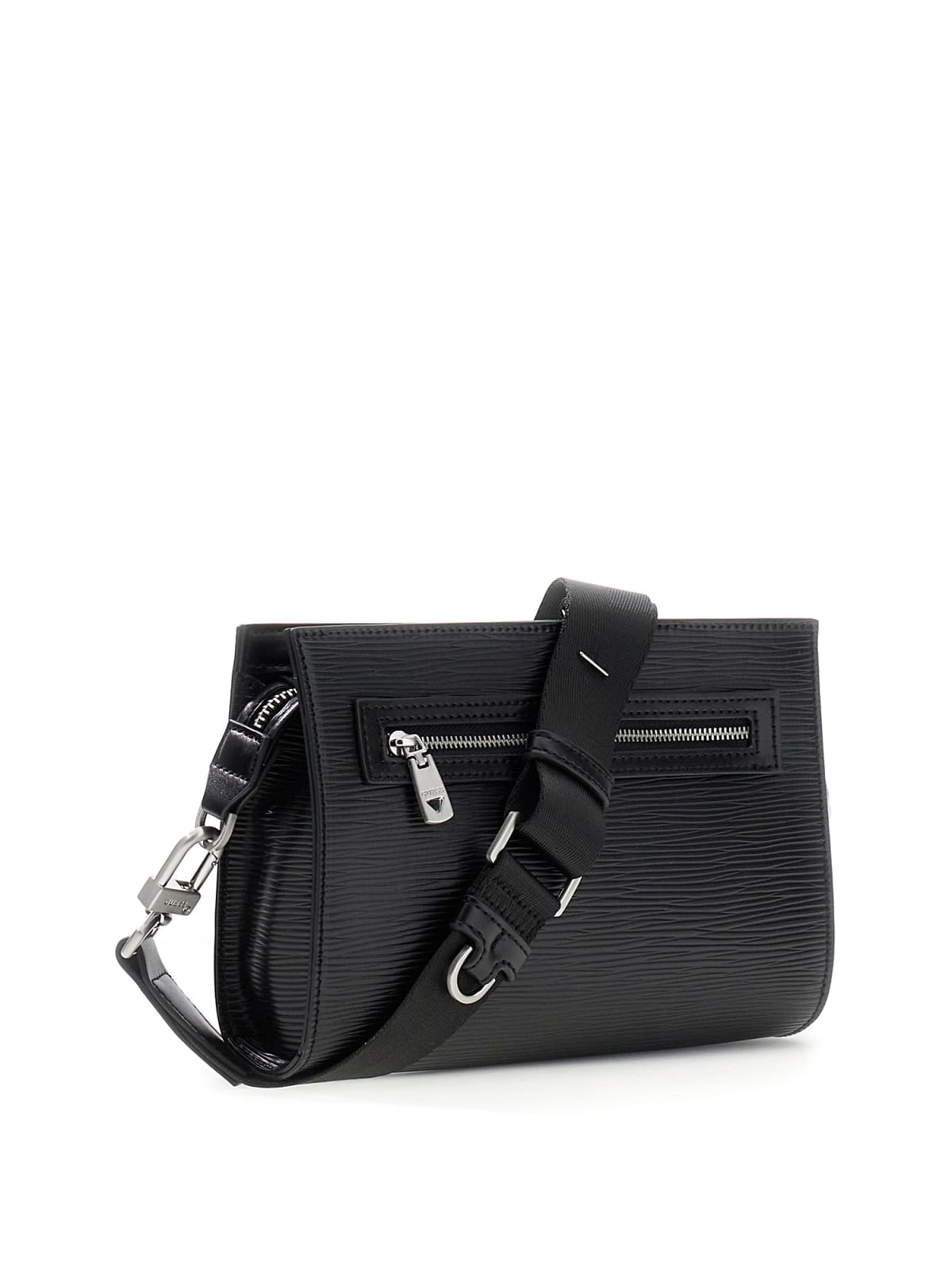 Borsa Guess uomo Milano tracolla top zip similpelle