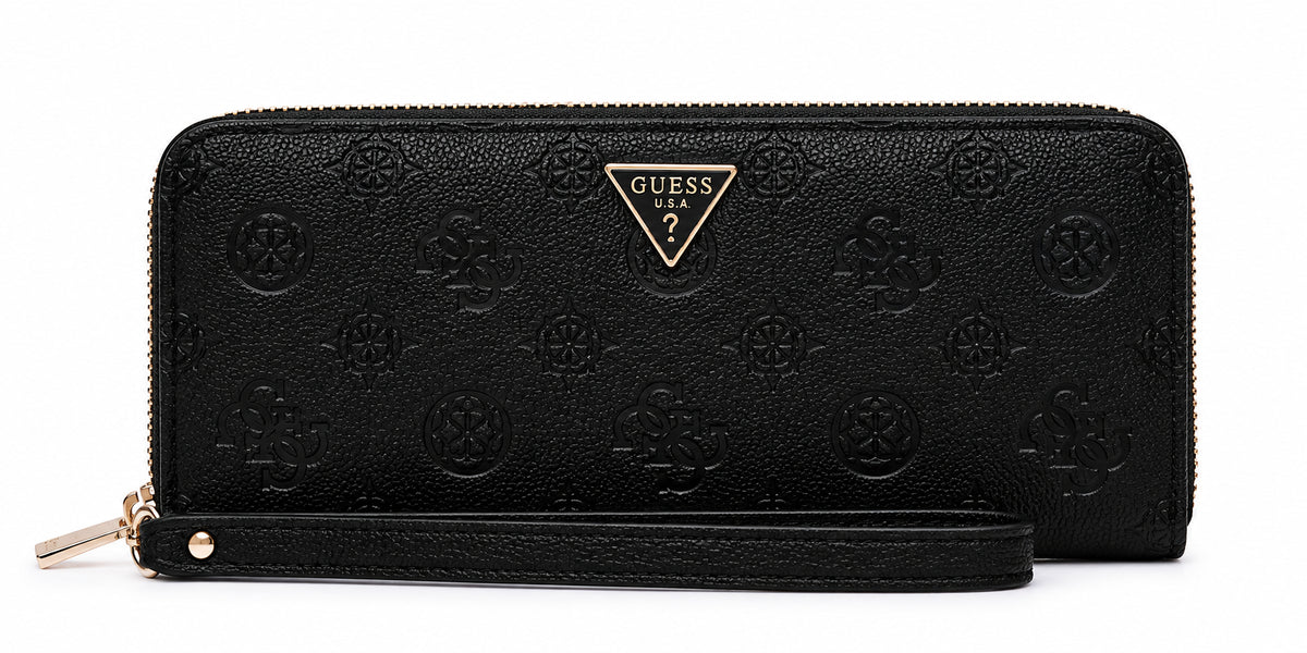 Portafoglio donna Guess Blake zip-around logo