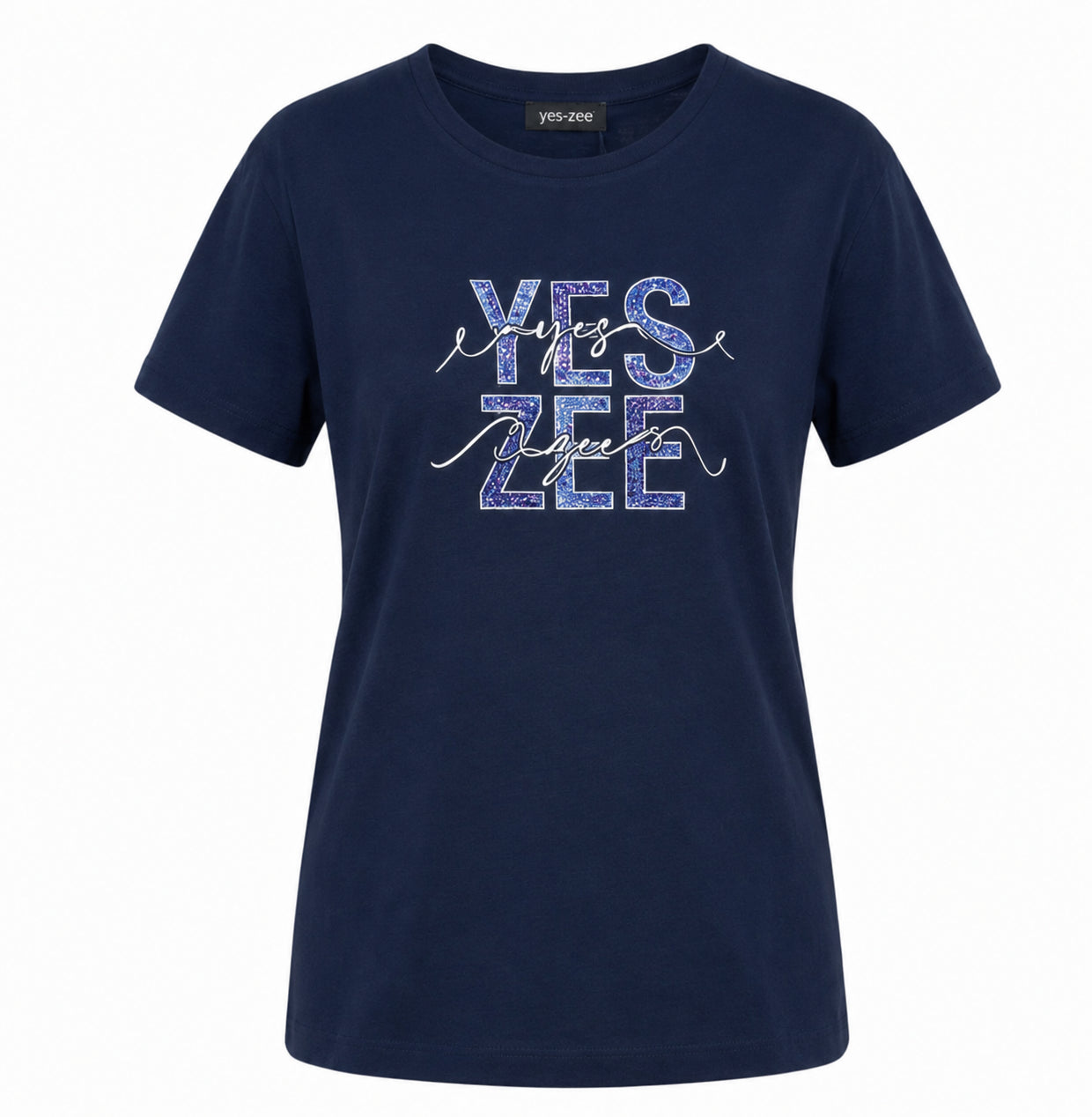 T-shirt YES-ZEE Donna manica corta cotone PE 2026