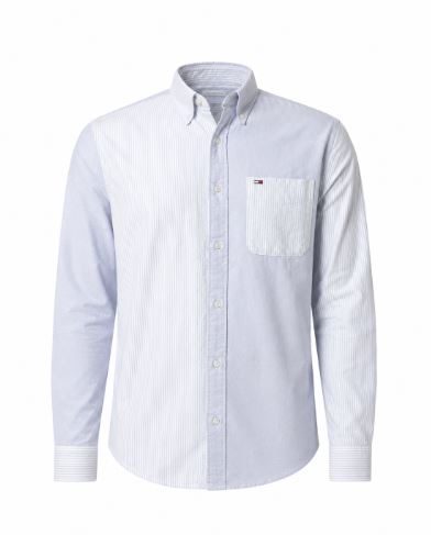 Camicia Tommy Jeans uomo Oxford slim cotone PE 2026