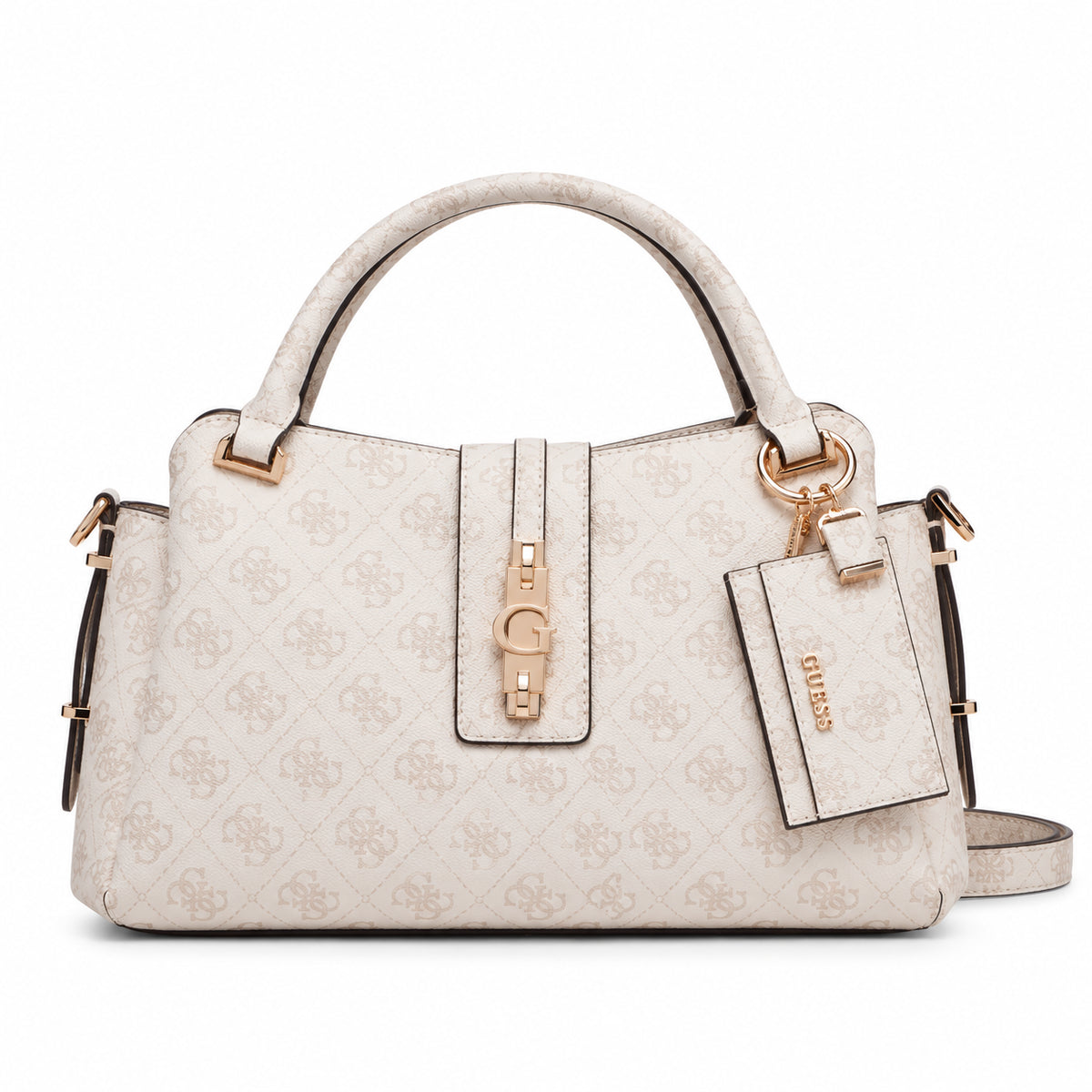 Borsa mano Guess Yvonne logo similpelle donna