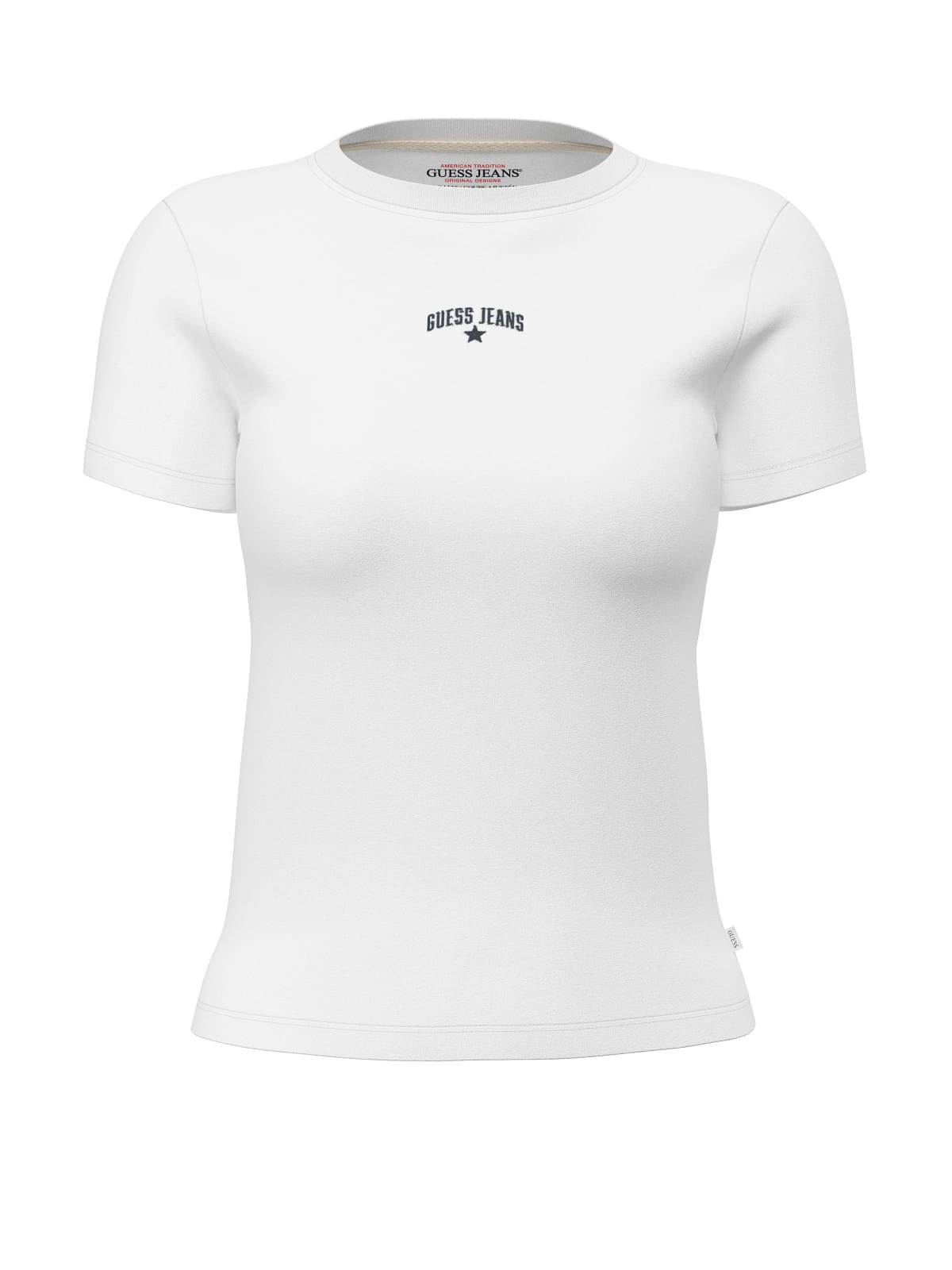 T-shirt stampa stelle slim donna Guess Jeans