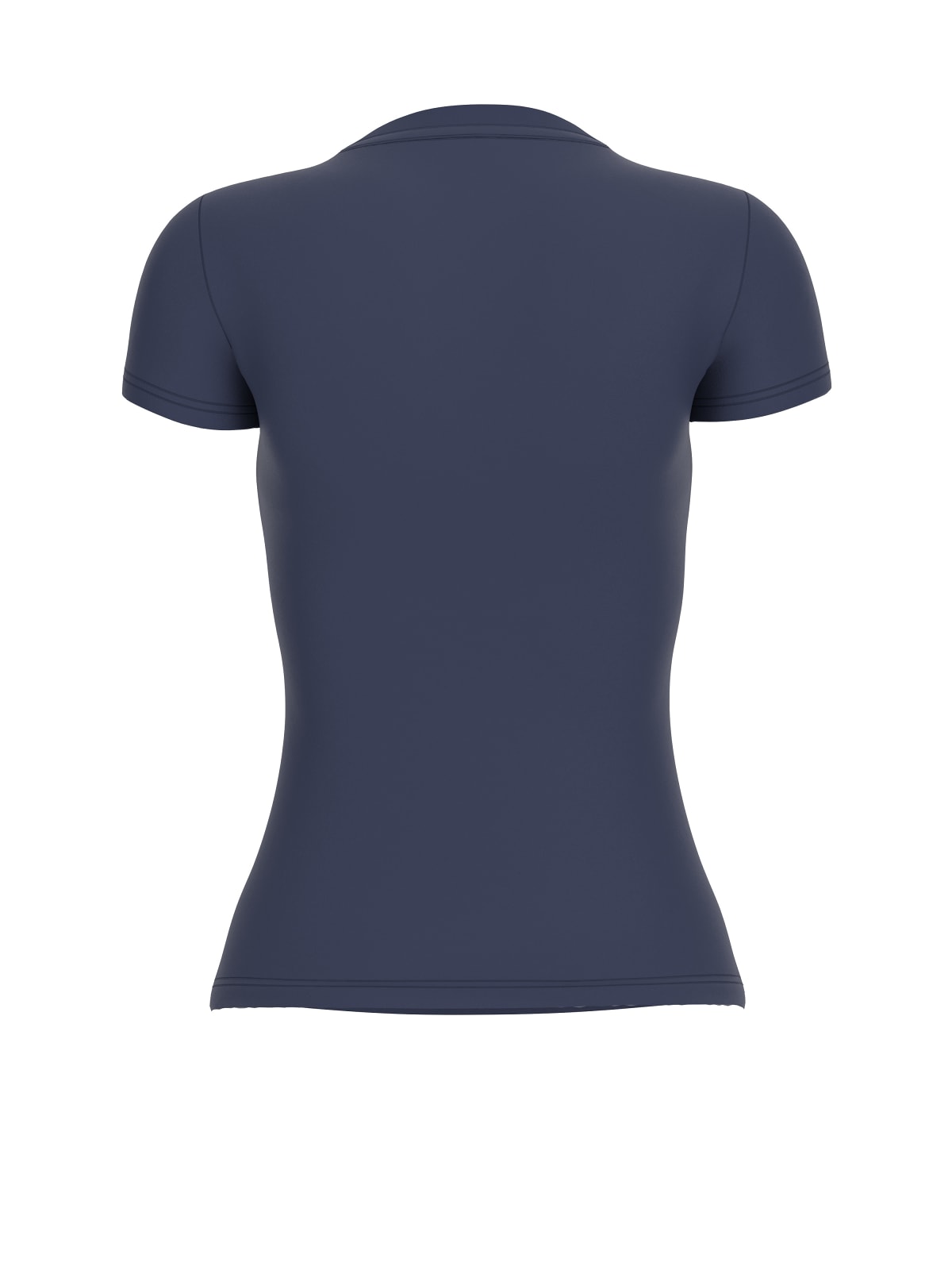 T-shirt Guess donna Feather Triangle cotone