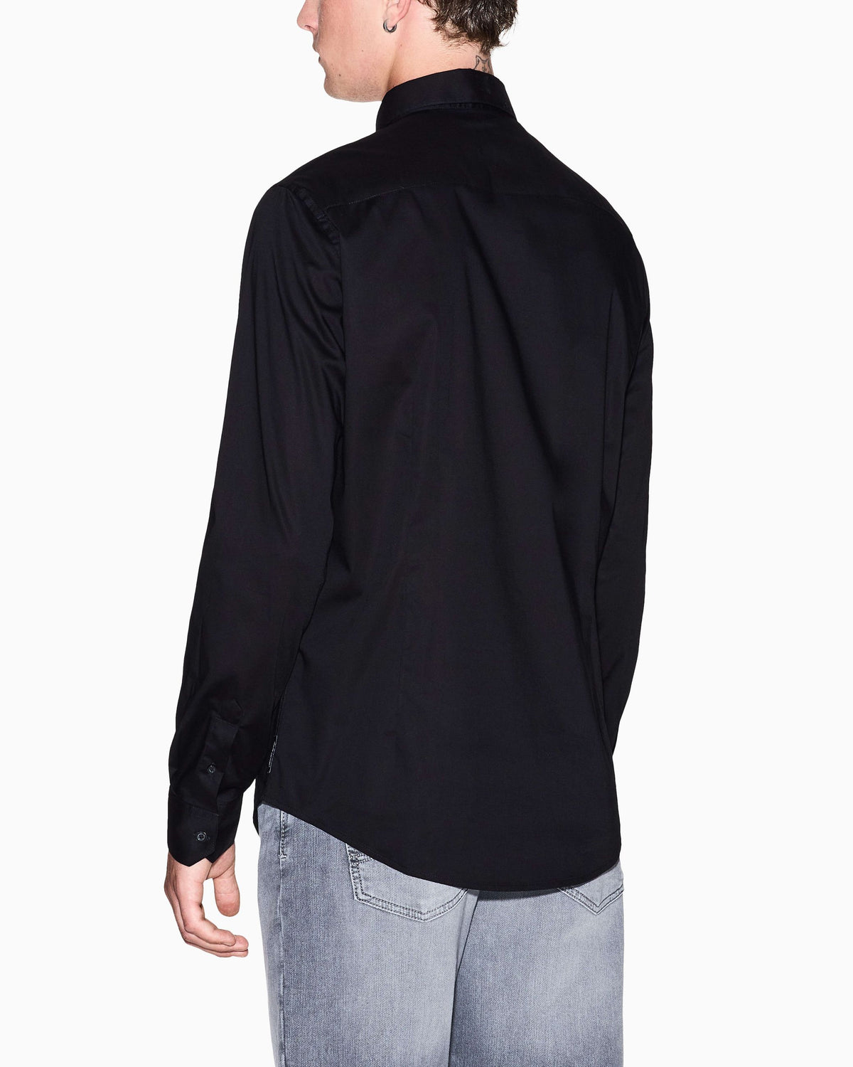 Camicia popeline A|X uomo cotone stretch slim