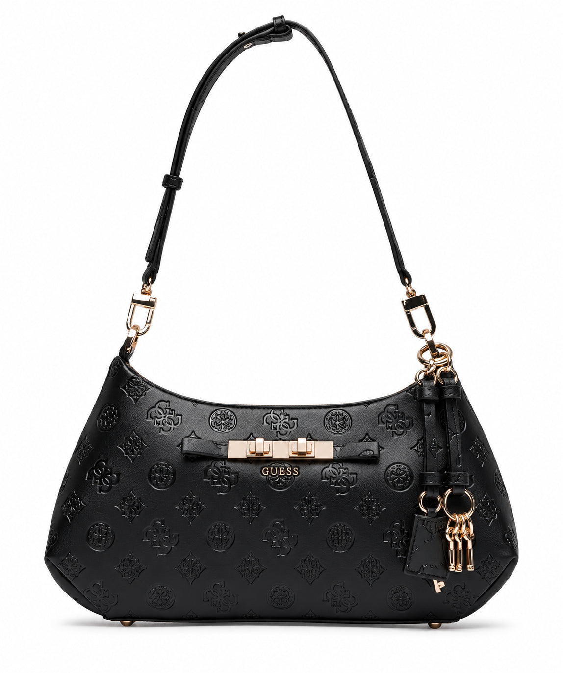 Borsa spalla Guess Carmella similpelle logo donna