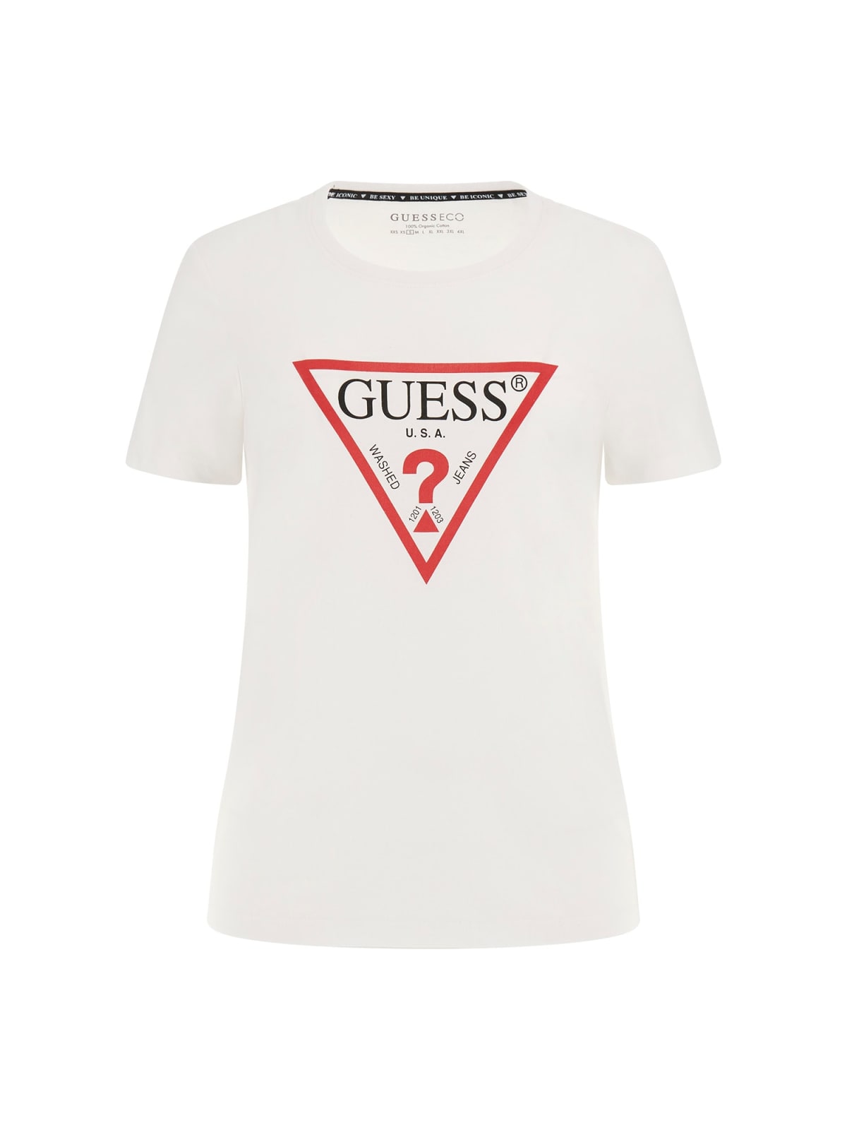 T-shirt Guess donna Original cotone girocollo