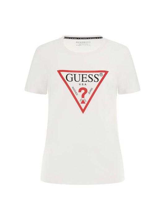T-shirt Guess donna Original cotone girocollo