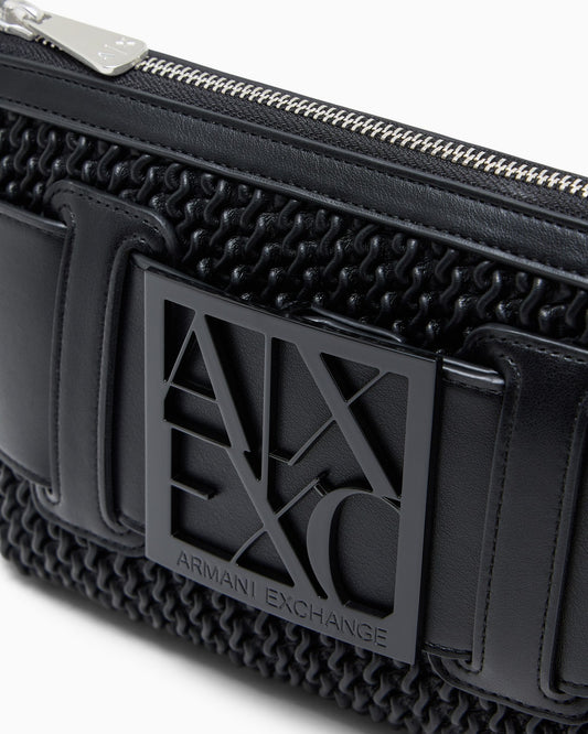 Borsa A|X donna poliestere logo allover stampato