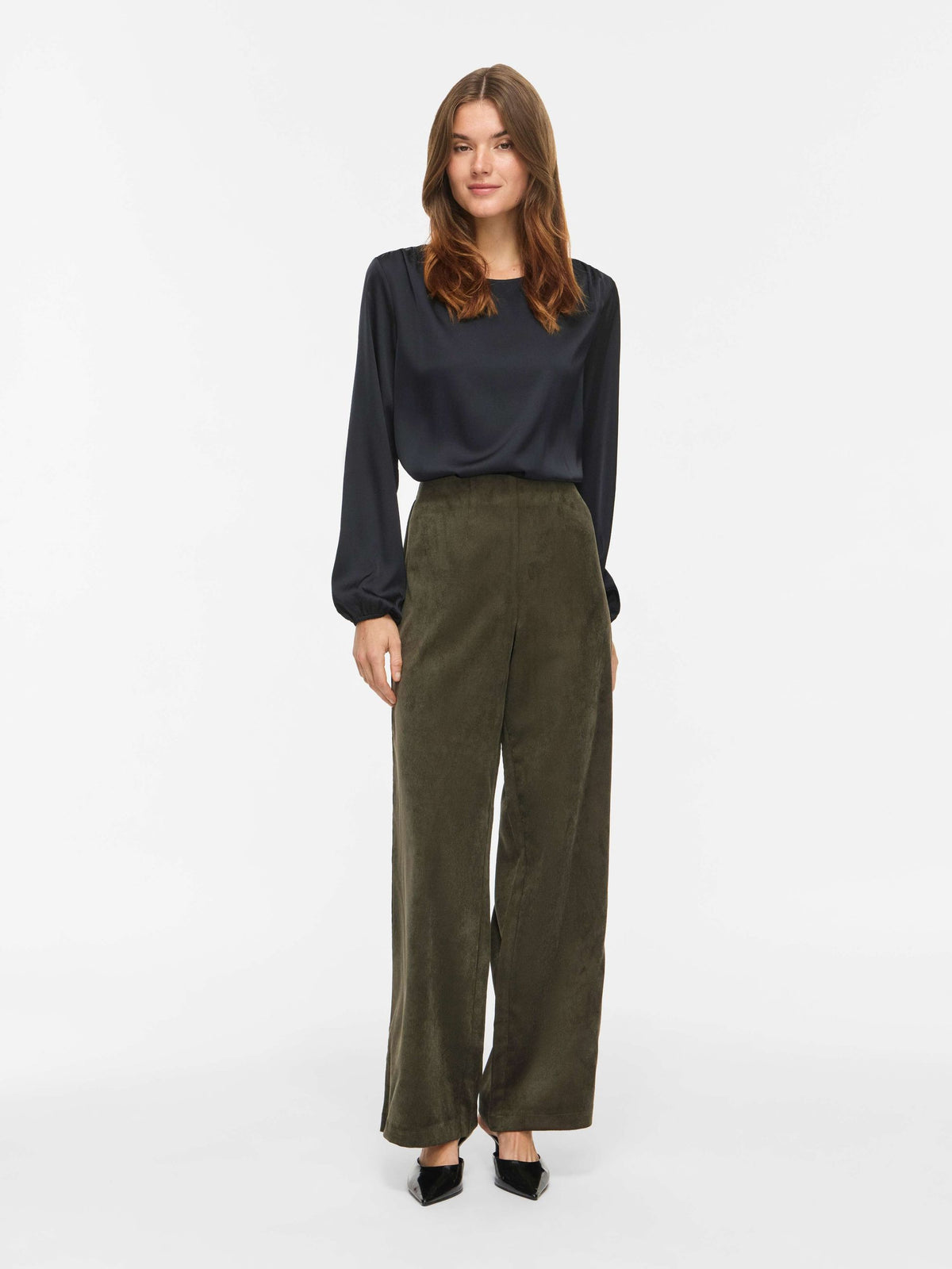 Pantaloni donna VILA tessuto poliestere nylon