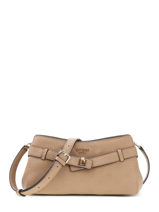 Borsa Guess donna Ella tracolla logo all-over