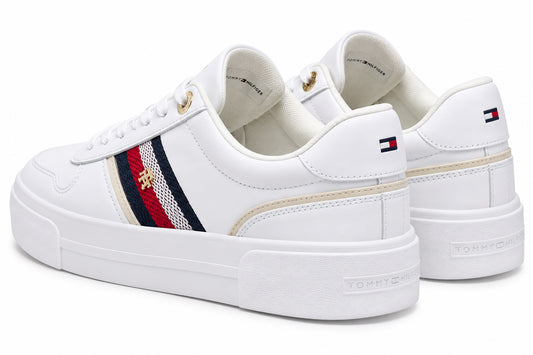 Sneakers donna Tommy Hilfiger platform pelle