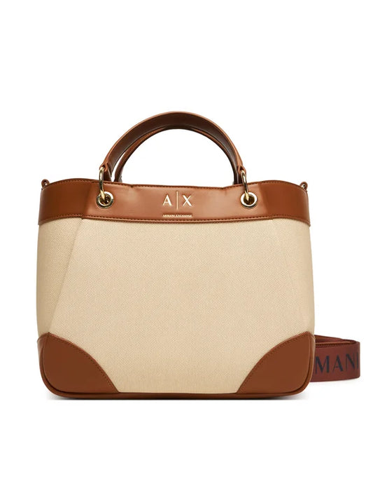 Borsa shopper A|X Armani Exchange donna formato grande