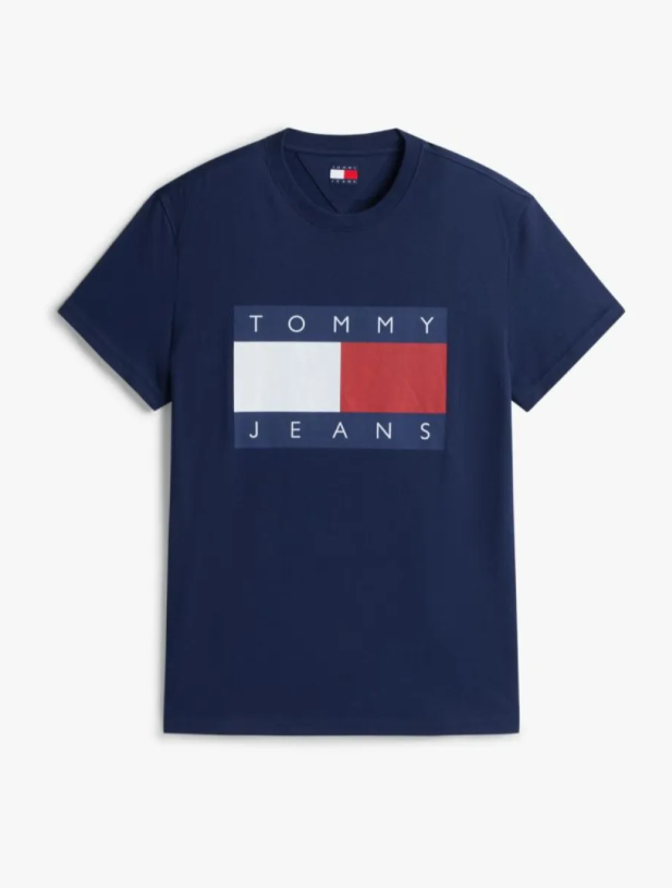 T-shirt Tommy Jeans uomo Regular Big Flag PE 2026 maxi grafic