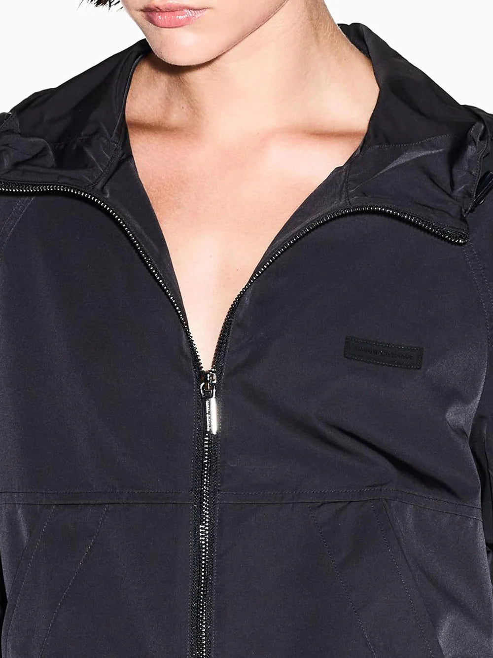 Giubbotto corto donna Armani Exchange A|X cappuccio PE 2026