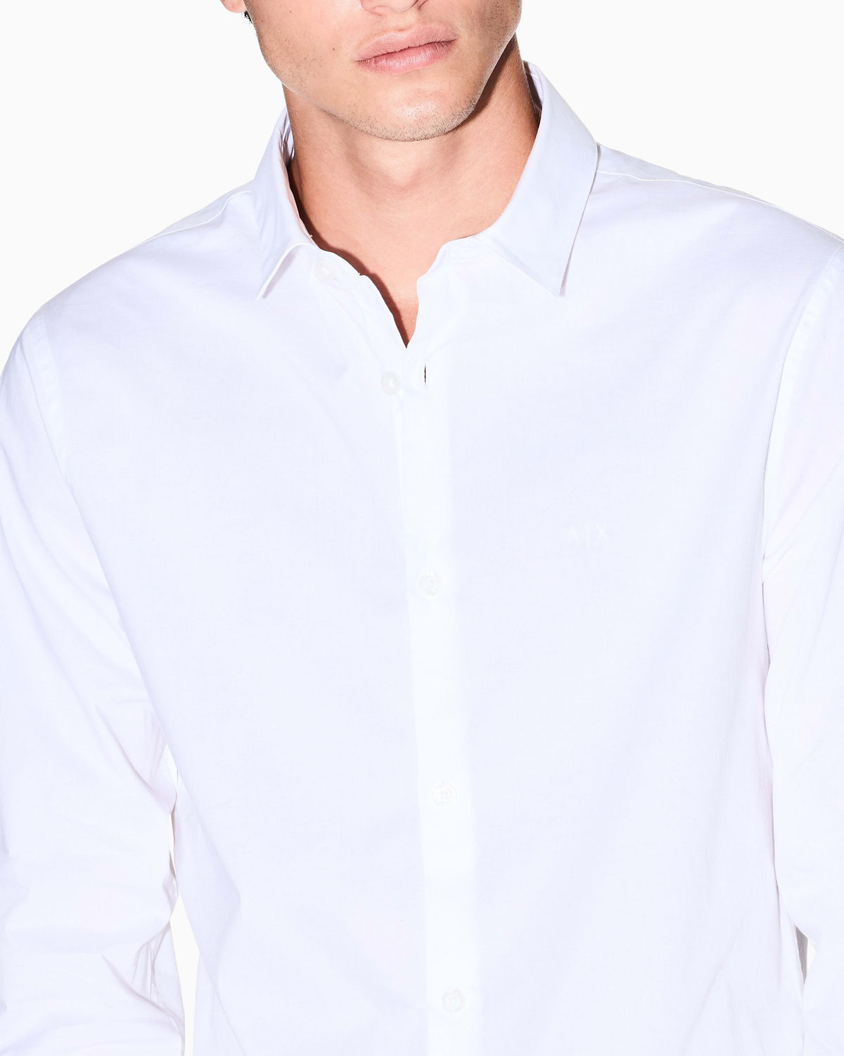 Camicia popeline A|X uomo cotone stretch slim
