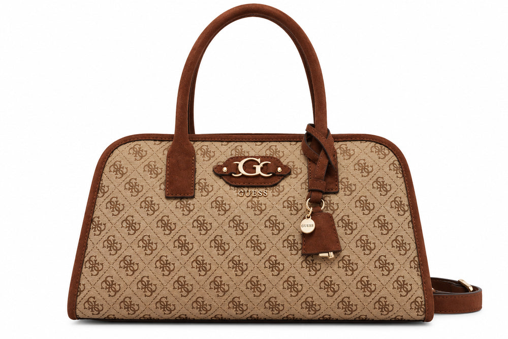 Borsa satchel Guess Samantha logo donna
