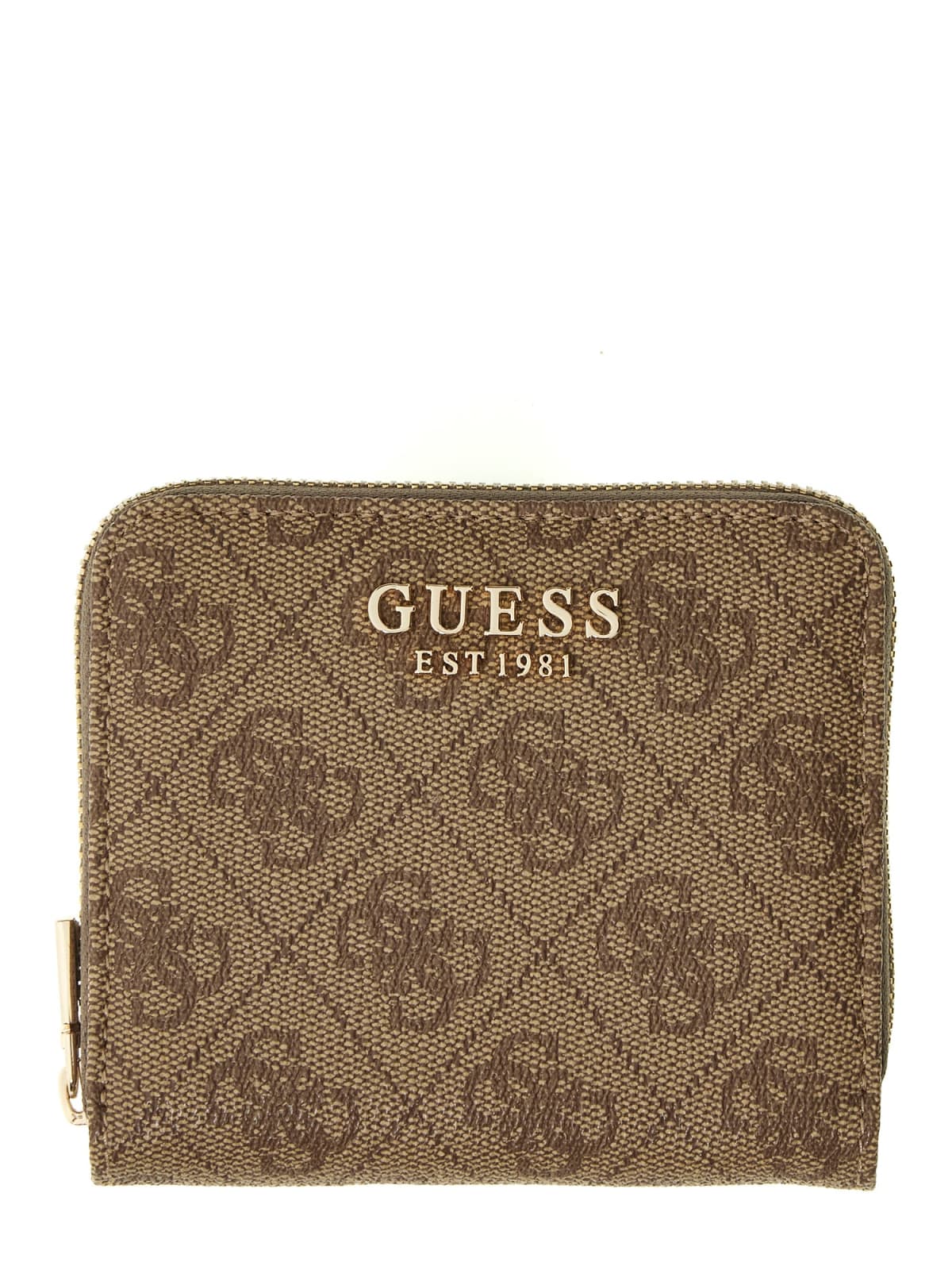 Portafoglio Coleen logo Guess donna piccolo zip
