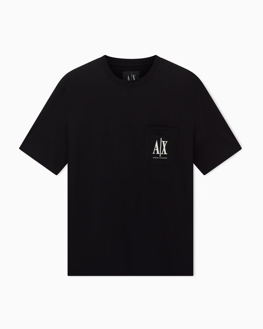 T-shirt Uomo A|X Regular Fit Logo deep navy pe26