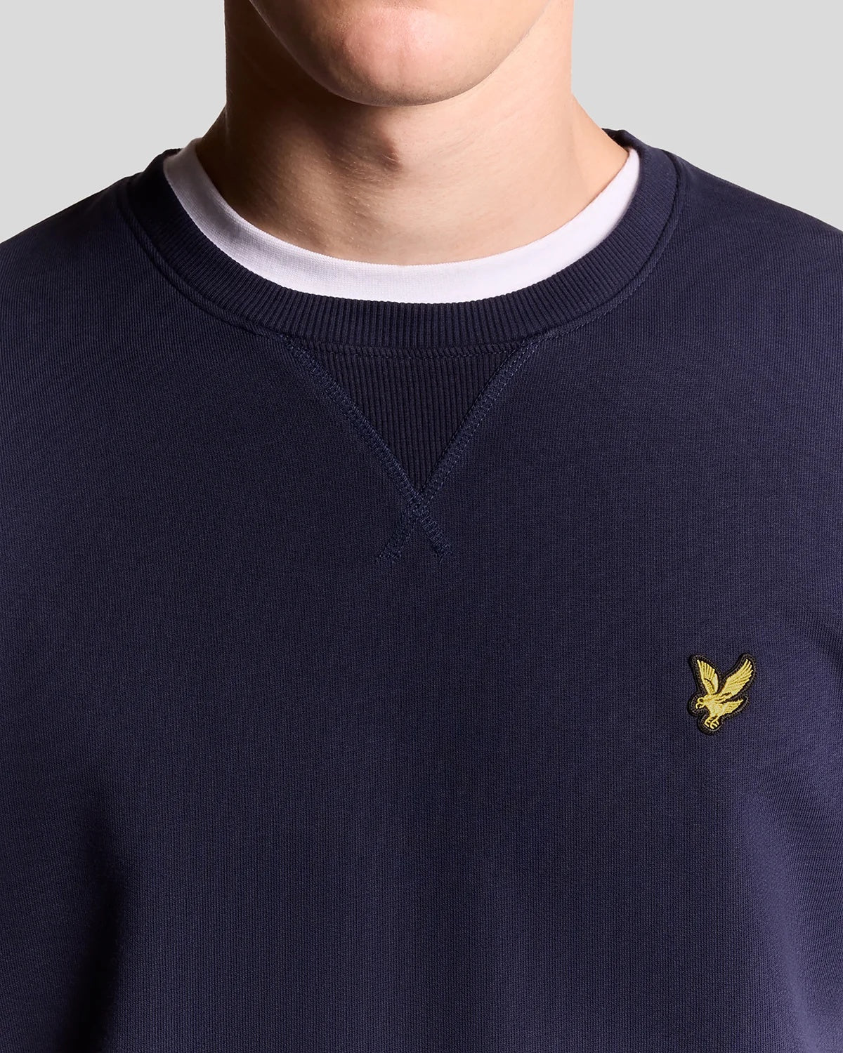 Felpa girocollo garzata Lyle & Scott uomo AI 2026