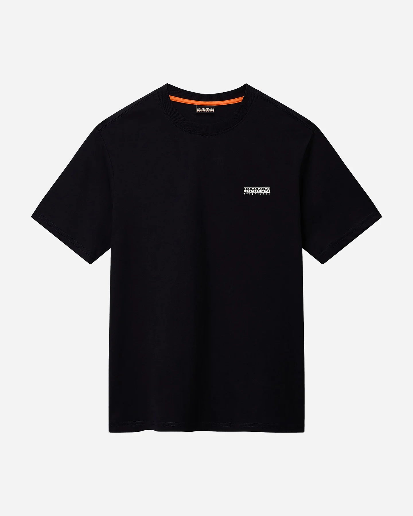 T-shirt logo Napapijri uomo cotone girocollo