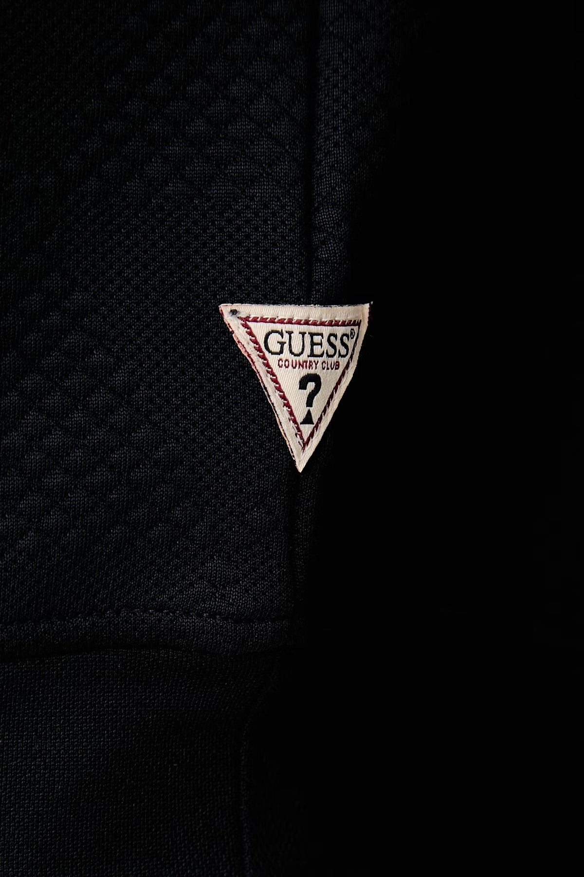 Felpa Guess uomo girocollo jacquard all over manica lunga