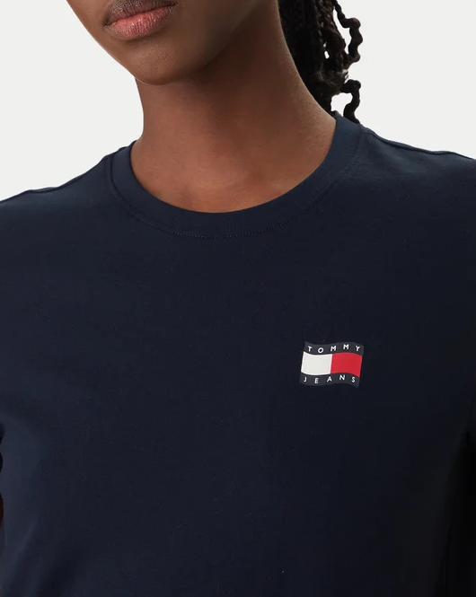 T-shirt Tommy Jeans Donna Regular Wavy Flag