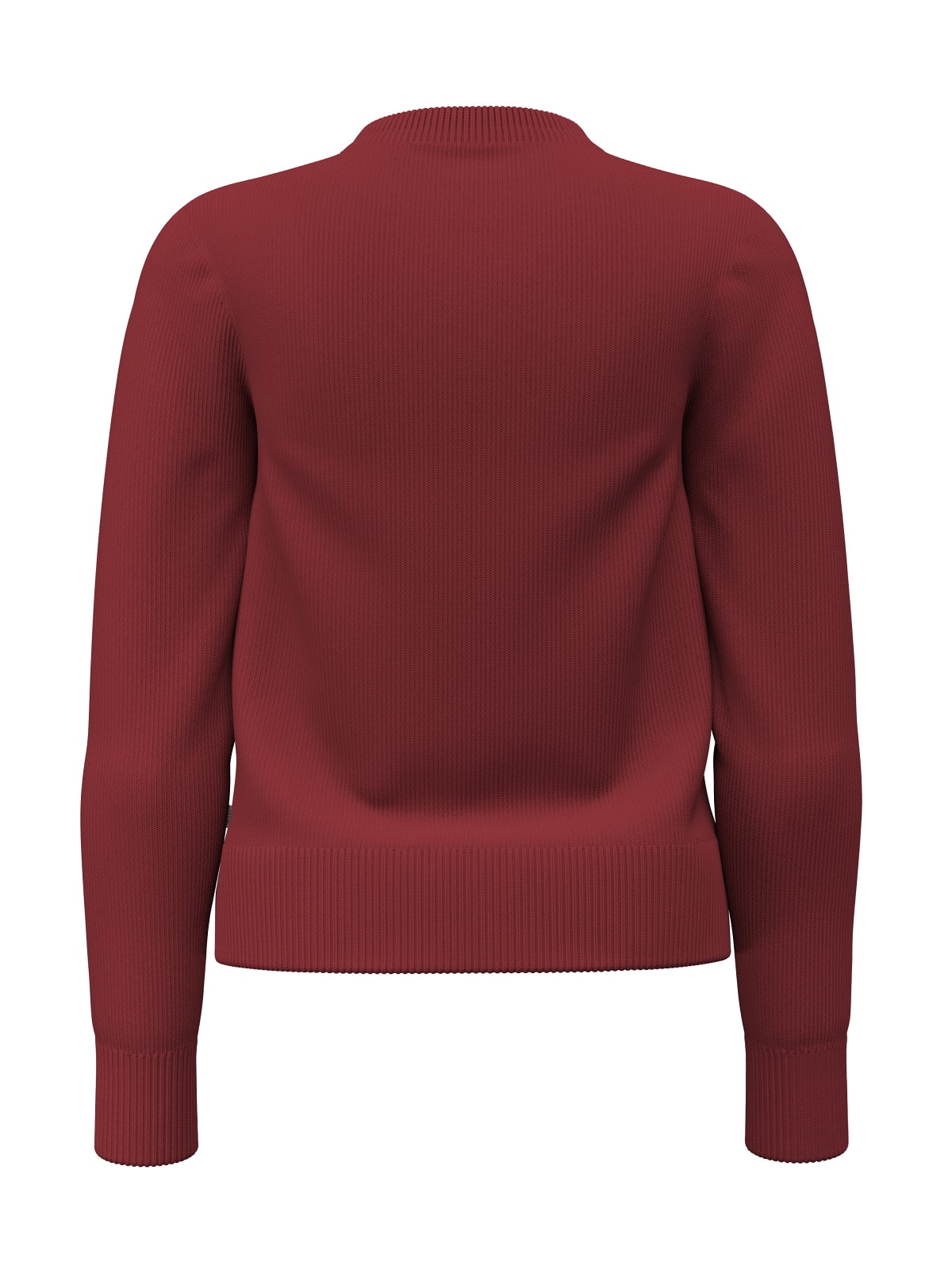 Maglione girocollo Guess Jeans donna ricamo logo