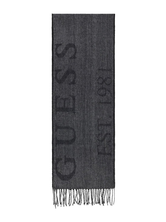 Sciarpa Guess uomo logo jacquard 30x180