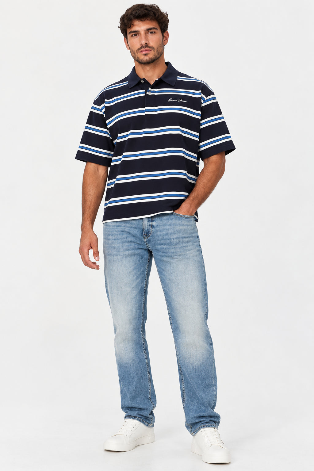 Jeans uomo Guess Angels slim fit denim stretch straight