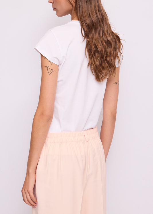 T-shirt donna Gaudi' Jeans logo stampato