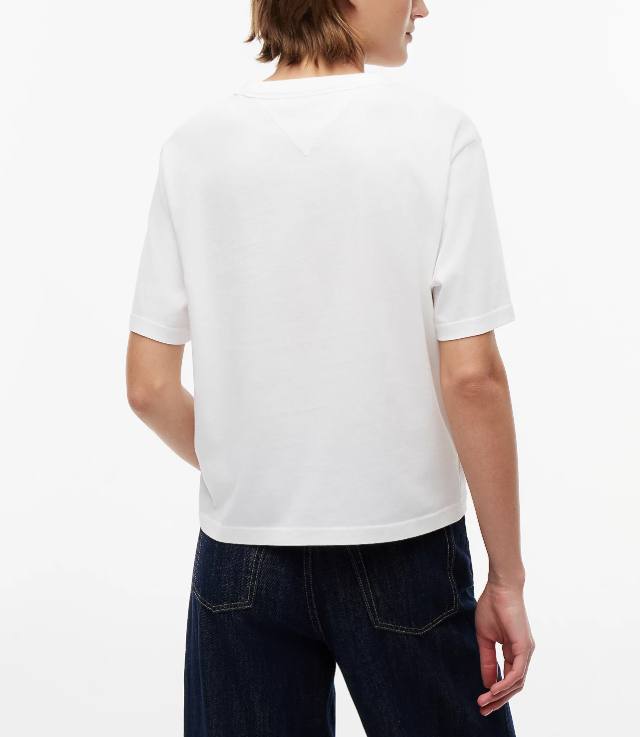 T-shirt donna Tommy Jeans con logo scollo tondo