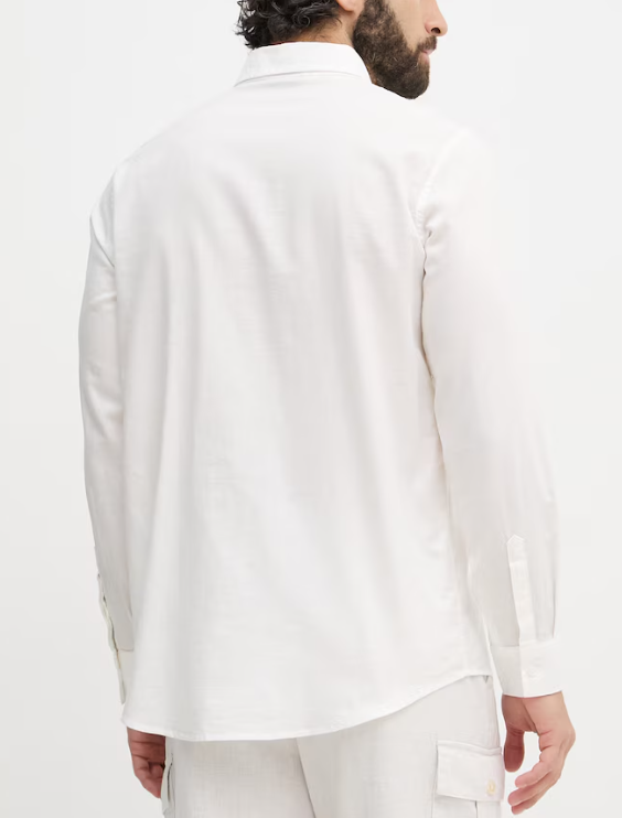 Camicia uomo Armani Exchange A|X logo manica lunga