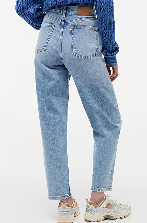 Jeans Tommy Jeans donna mom fit vita alta denim