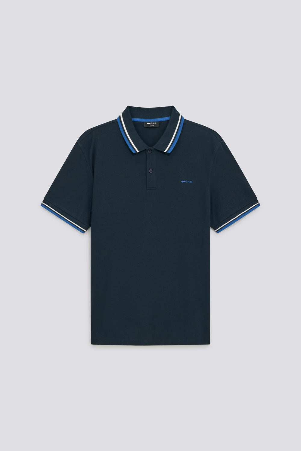 Polo uomo GAS RALPH manica corta piquet slim