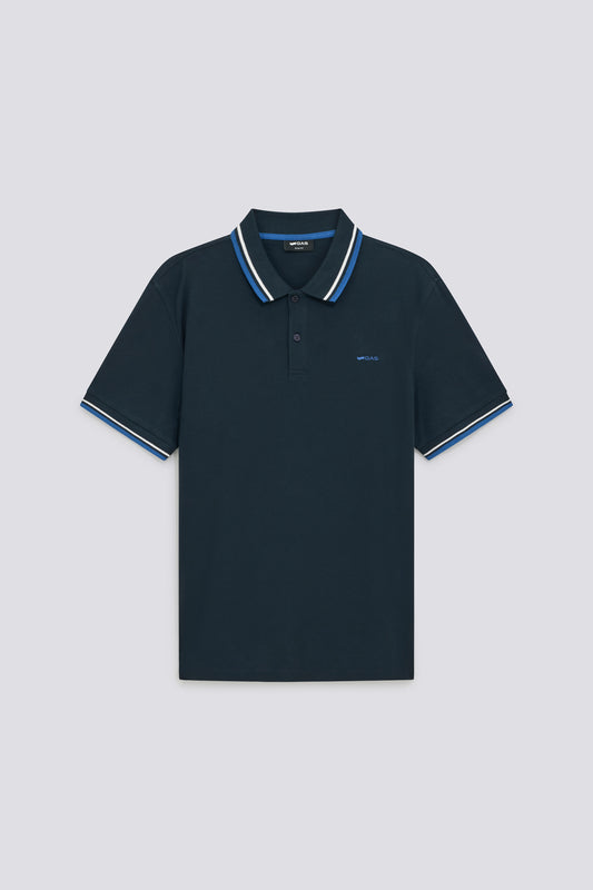 Polo uomo GAS RALPH manica corta piquet slim