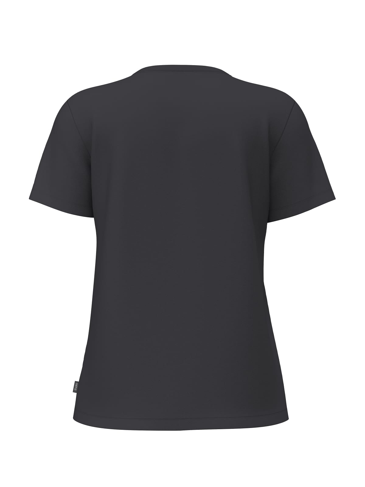 T-shirt Guess Jeans donna cotone regular logo triangolo