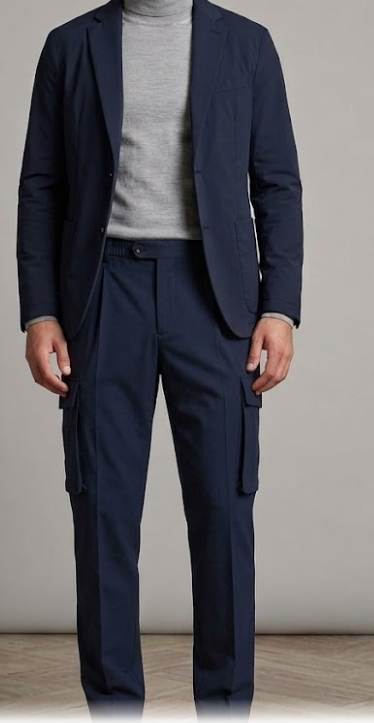 Pantaloni cargo MARKUP uomo poliviscosa regular