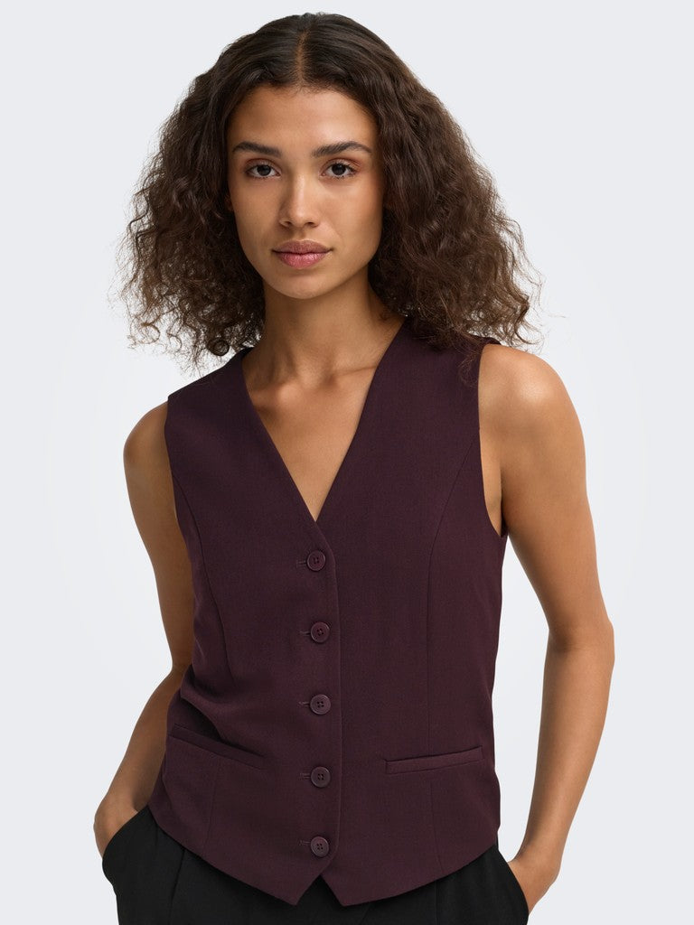 Gilet donna ONLY poliestere riciclato