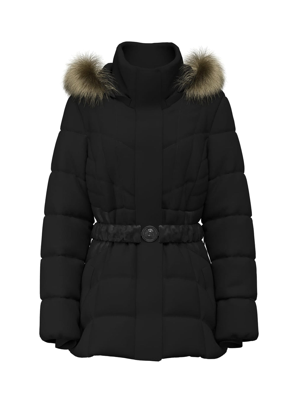 Piumino Guess donna Marina corto vera piuma