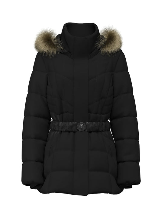 Piumino Guess donna Marina corto vera piuma