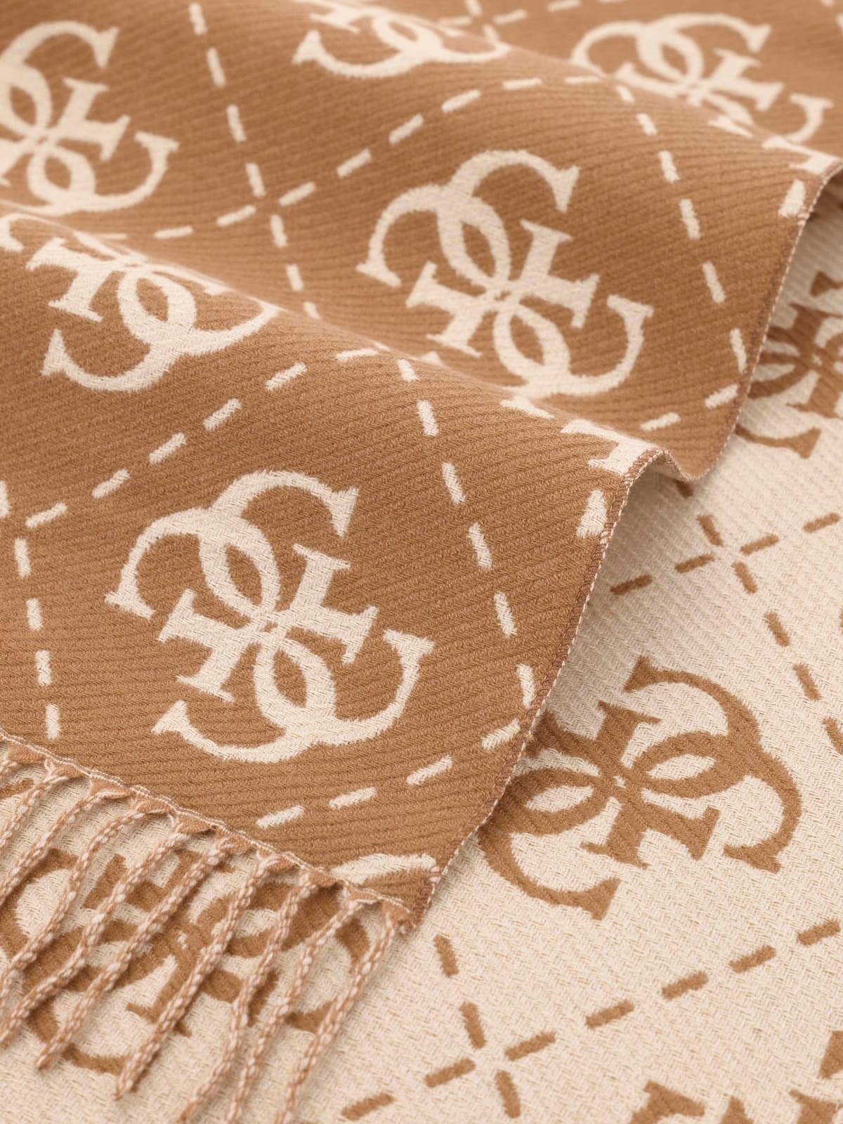 Sciarpa Guess donna jacquard logo 4G 70x190