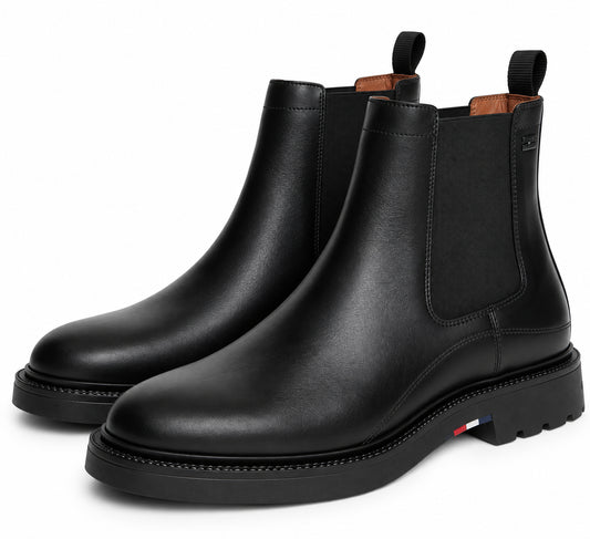 Stivaletti uomo Tommy Hilfiger pelle nappa stringati