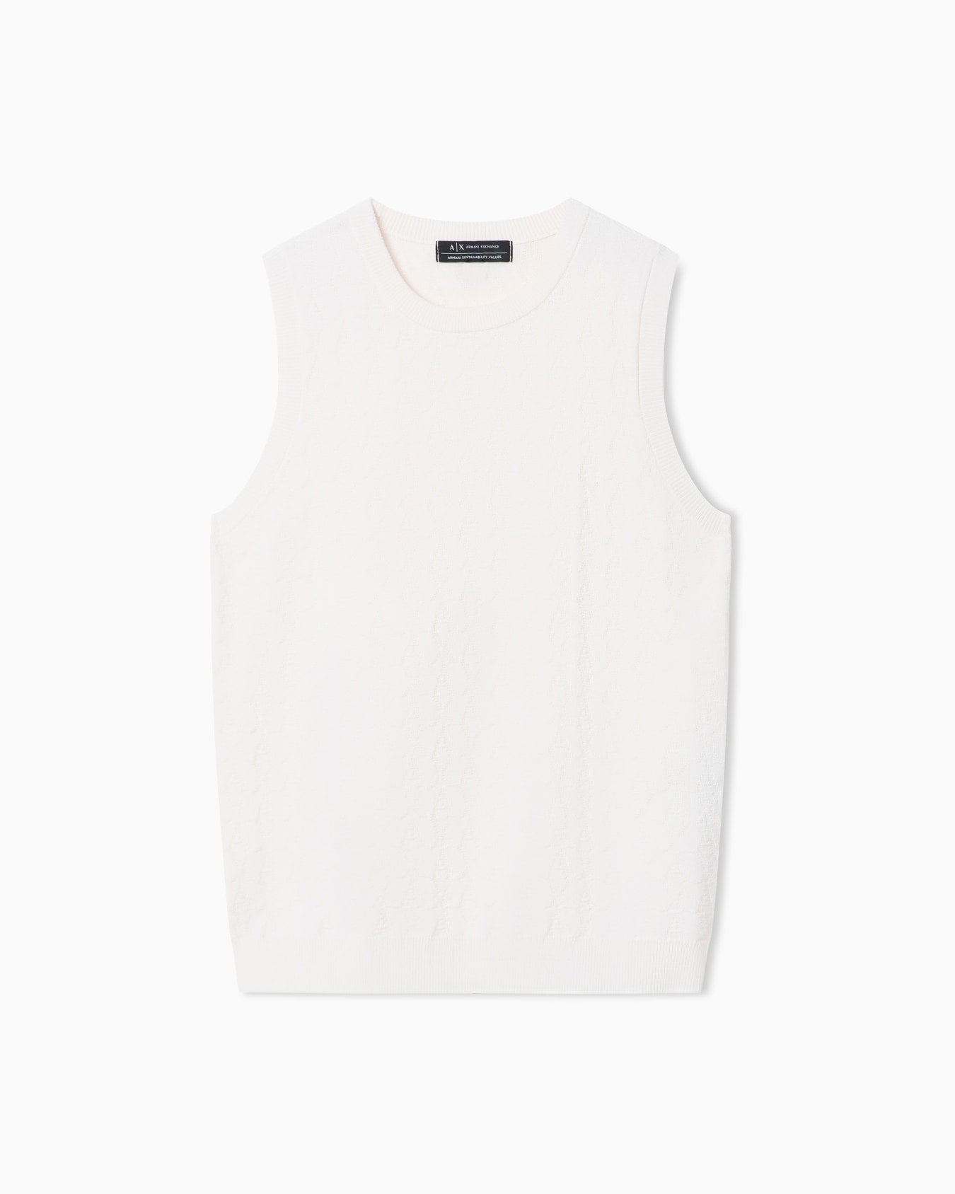 Top donna A|X cropped lavorato Armani Exchange