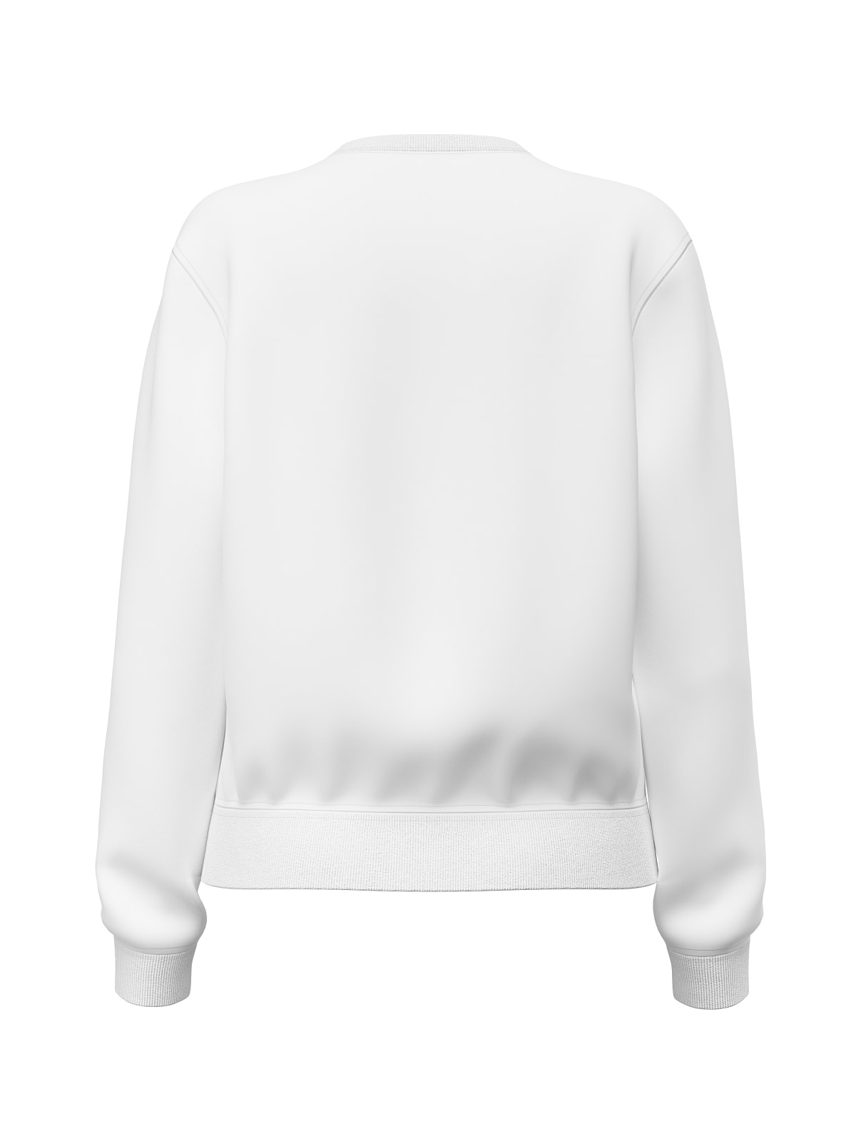 Felpa girocollo stampa donna Guess Jeans cotone