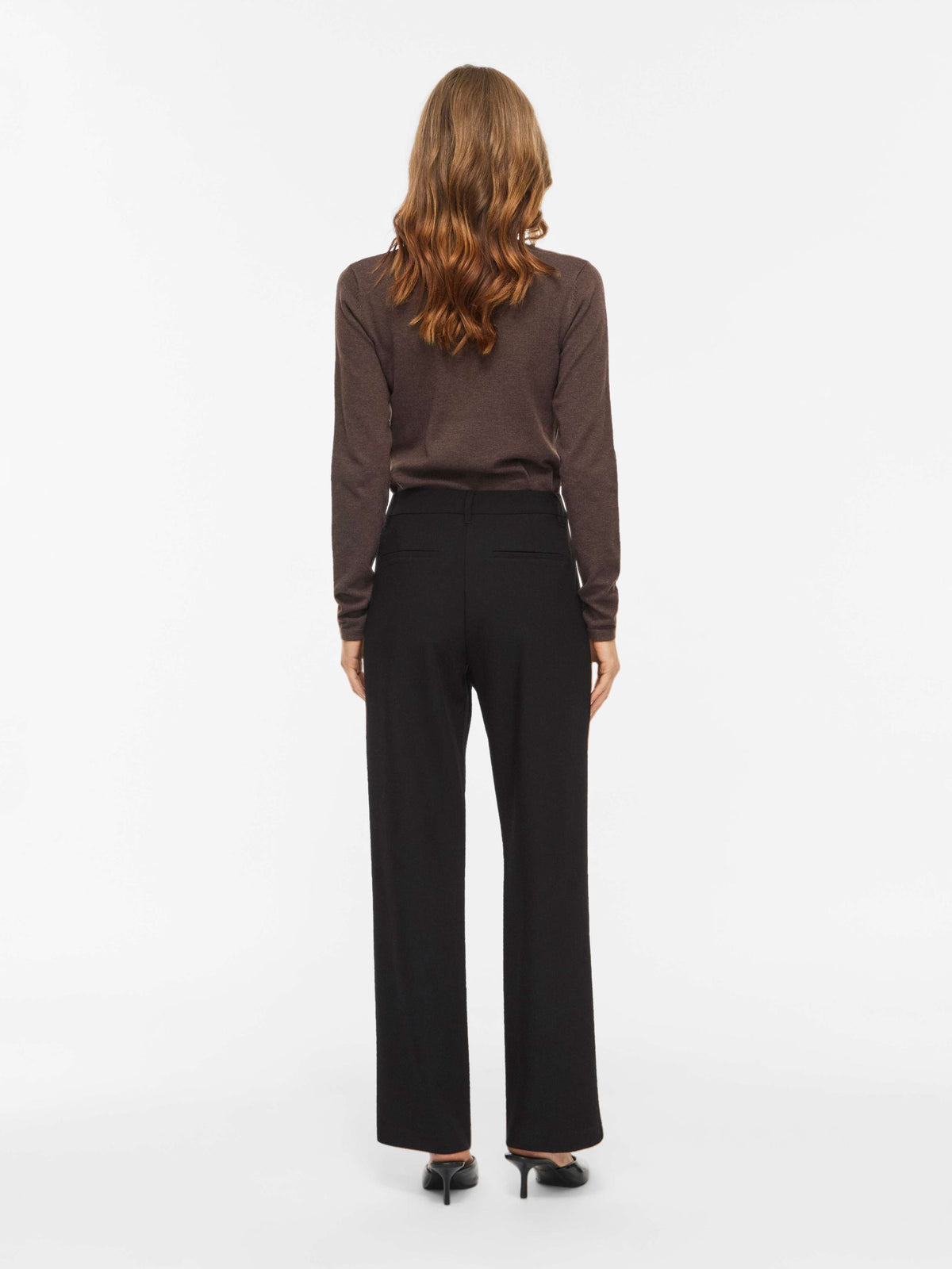 Pantaloni VILA donna tessuto viscosa taglio dritto